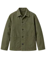 Off-duty olive: original garment photo